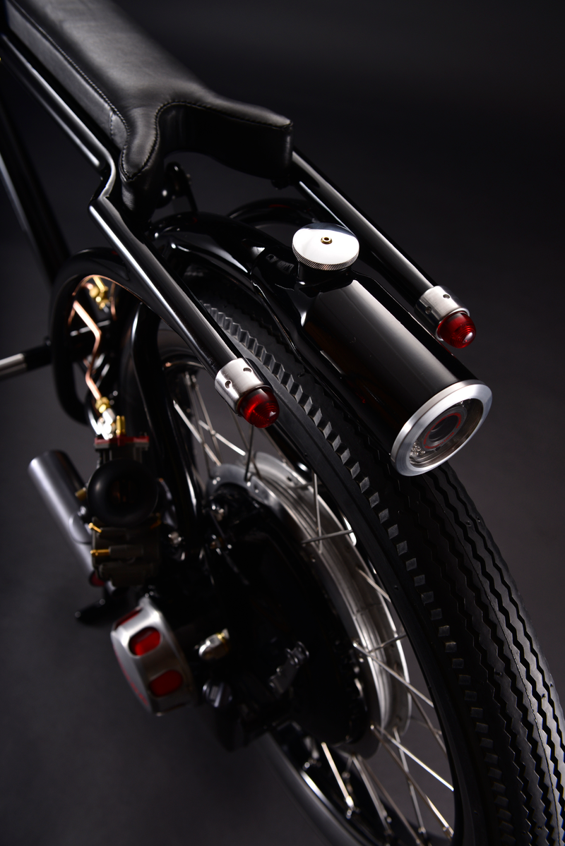 Illustration for article titled Beautiful Custom Motorbike Is Actually a 360º Security Camera